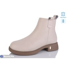 Черевики жіночі на весну/осінь (8 пар р.36-41) бежевий  "KULIBABA"