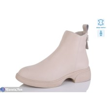 Черевики жіночі на весну/осінь (8 пар р.36-41) бежевий  "KULIBABA"