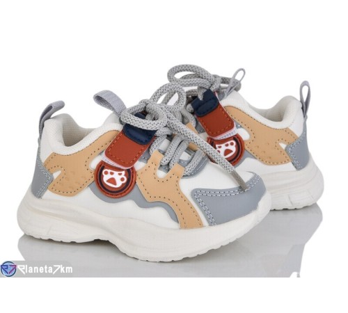 Дитячі кросівки на весну/осінь (8 пар р.22-27) білий  "DOMINGO"