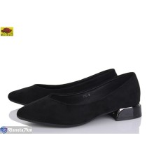 Туфлі жіночі на весну/осінь (8 пар р.37-41) чорний  "Mei De Li"