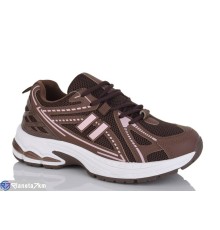 Кросівки жіночі на весну/осінь (8 пар р.36-41) коричневий  "Belossa"