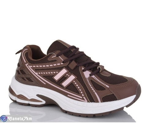 Кросівки жіночі на весну/осінь (8 пар р.36-41) коричневий  "Belossa"