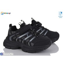 Дитячі кросівки на весну/осінь (8 пар р.32-37) чорний  "Bessky-Kellaifeng"