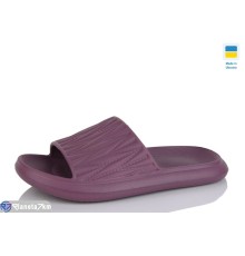 Шлепки жіночі на літо (8 пар р.36-41) фіолетовий  "Korka"
