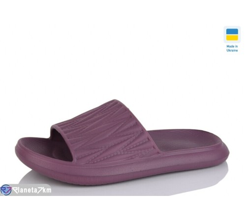 Шлепки жіночі на літо (8 пар р.36-41) фіолетовий  "Korka"