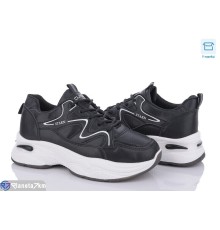 Кросівки чоловічі на весну/осінь (8 пар р.36-41) чорний  "Fuggo"