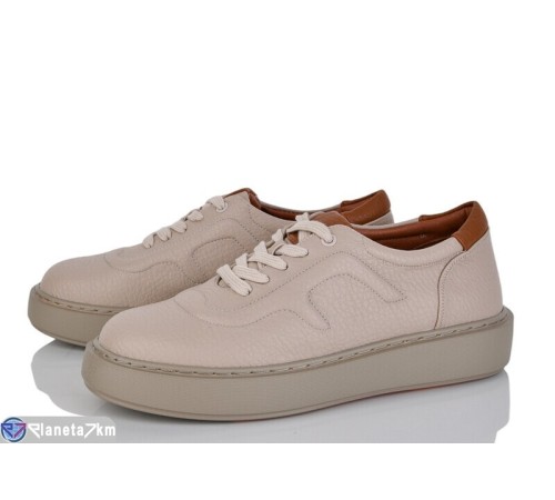 Кросівки жіночі на весну/осінь (6 пар р.36-40) бежевий  "MARADONA"