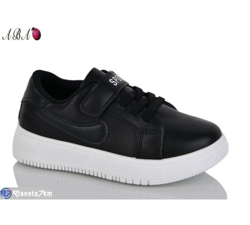 Дитячі кросівки на весну/осінь (6 пар р.26-31) чорний  "Aba"