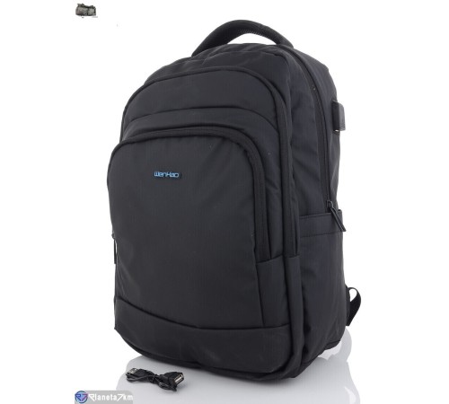 Чоловічий рюкзак 47*30*18 см,  чорний  "BESTBAG"