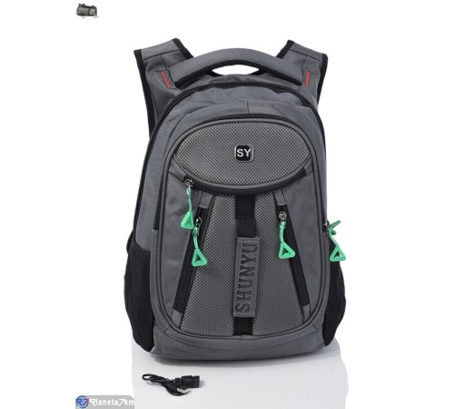 Рюкзак 45*33*16 см,  сірий  "BESTBAG"