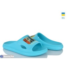Шлепки жіночі на літо (6 пар р.36-41) блакитний  "Ladmir"