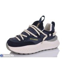 Дитячі кросівки на весну/осінь (8 пар р.32-37) синій  "KULIBABA"