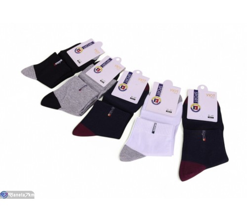 Шкарпетки чоловічі на весну/осінь (10 шт. р.сетка 41-47) мікс  "VERONIKA"