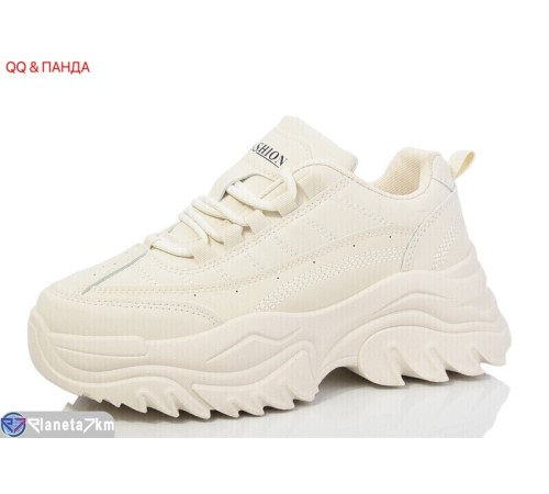 Кросівки жіночі на весну/осінь (8 пар р.36-41) бежевий  "QQ&Панда"
