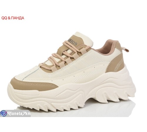 Кросівки жіночі на весну/осінь (8 пар р.36-41) бежевий  "QQ&Панда"