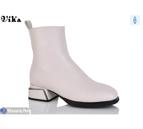 Черевики жіночі на зиму (6 пар р.36-40) бежевий  "Vika"