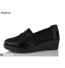 Туфлі жіночі на весну/осінь (8 пар р.37-42) чорний  "HORSE"