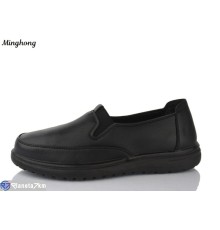 Туфлі жіночі на весну/осінь (8 пар р.37-42) чорний  "HORSE"