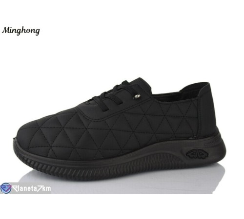 Кросівки жіночі на весну/осінь (8 пар р.37-42) чорний  "HORSE"