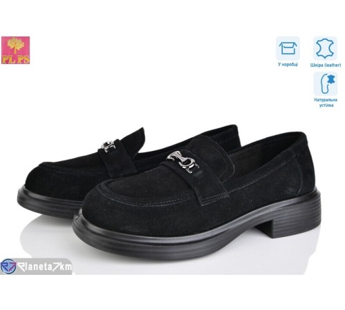 Туфлі жіночі на весну/осінь (6 пар р.36-40) чорний  "PLPS"