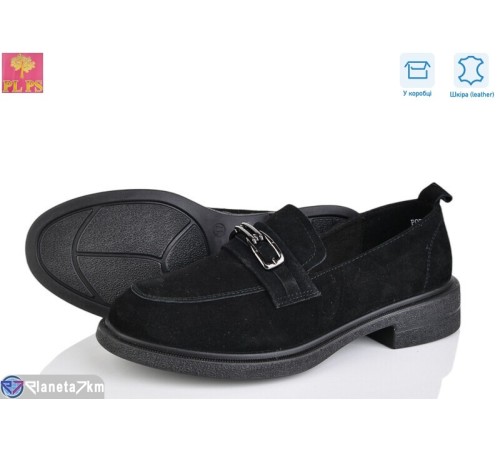 Туфлі жіночі на весну/осінь (6 пар р.36-40) чорний  "PLPS"