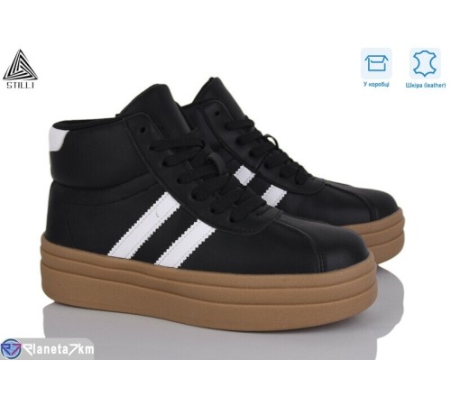 Кросівки жіночі на весну/осінь (8 пар р.36-41) чорний  "STILLI Group"