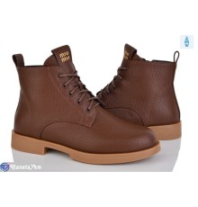 Черевики жіночі на весну/осінь (6 пар р.36-40) коричневий  "MARADONA"