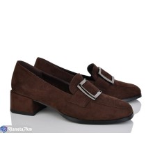 Туфлі жіночі на весну/осінь (6 пар р.36-40) коричневий  "MARADONA"