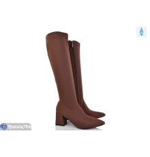 Чоботи жіночі на весну/осінь (6 пар р.36-40) коричневий  "MARADONA"