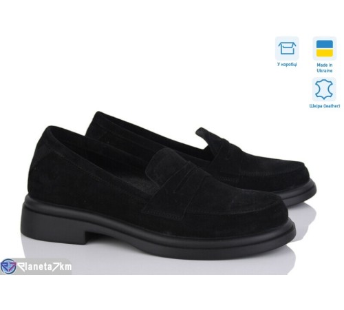 Туфлі жіночі на весну/осінь (6 пар р.36-40) чорний  "Linda"