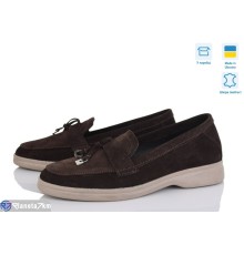 Туфлі жіночі на весну/осінь (6 пар р.36-40) коричневий  "Linda"
