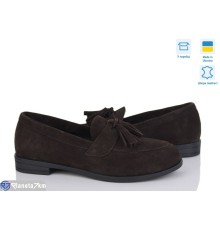 Туфлі жіночі на весну/осінь (6 пар р.36-40) коричневий  "Linda"