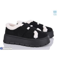 Туфлі жіночі на зиму (8 пар р.36-41) чорний  "LAVLI"