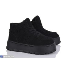 Черевики жіночі на зиму (8 пар р.36-41) чорний  "LAVLI"