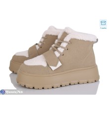 Черевики жіночі на зиму (8 пар р.36-41) бежевий  "LAVLI"