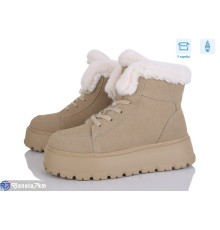 Черевики жіночі на зиму (8 пар р.36-41) бежевий  "LAVLI"