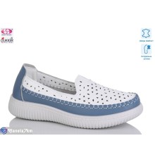 Мокасіни жіночі на літо (8 пар р.36-41) білий  "Gukkcr"