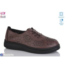 Туфлі жіночі на літо (8 пар р.36-41) коричневий  "Gukkcr"