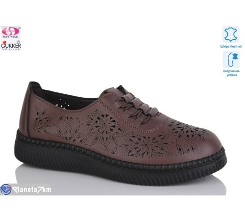 Туфлі жіночі на літо (8 пар р.36-41) коричневий  "Gukkcr"