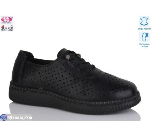Туфлі жіночі на літо (8 пар р.36-41) чорний  "Gukkcr"