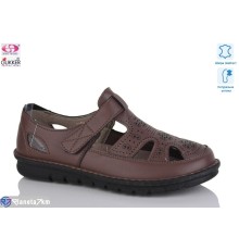 Туфлі жіночі на літо (8 пар р.36-41) коричневий  "Gukkcr"