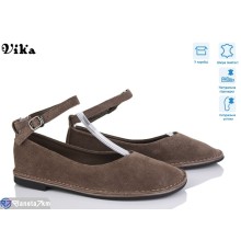 Туфлі жіночі на весну/осінь (8 пар р.36-41) коричневий  "Vika"