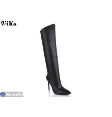 Чоботи жіночі на весну/осінь (6 пар р.36-40) чорний  "Vika"