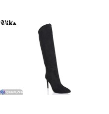 Чоботи жіночі на весну/осінь (6 пар р.36-40) чорний  "Vika"