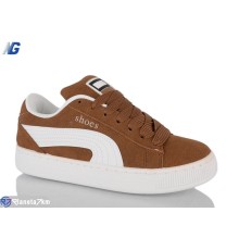 Кросівки на весну/осінь (8 пар р.36-41) коричневий  "Navigator"