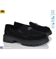 Туфлі жіночі на весну/осінь (8 пар р.36-41) чорний  "Mei De Li"