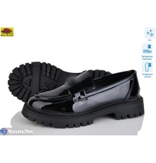 Туфлі жіночі на весну/осінь (8 пар р.36-41) чорний  "Mei De Li"