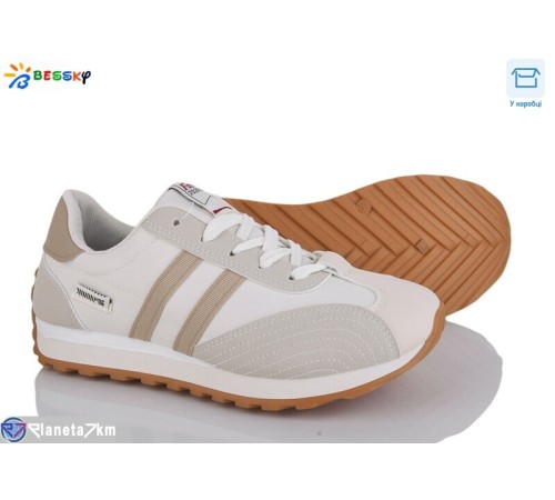 Кросівки жіночі на весну/осінь (8 пар р.36-41) бежевий  "Bessky-Kellaifeng"