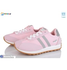 Кросівки жіночі на весну/осінь (8 пар р.36-41) рожевий  "Bessky-Kellaifeng"