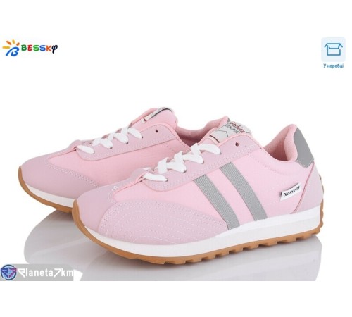 Кросівки жіночі на весну/осінь (8 пар р.36-41) рожевий  "Bessky-Kellaifeng"